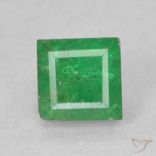 0.23 carat Square Emerald Gemstone | loose Certified Emerald