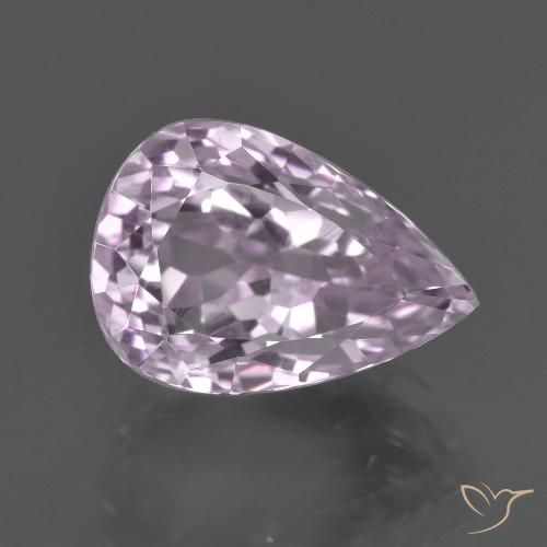8.6 カラットのピンク クンツァイト宝石 | ペアカット | 13.8 x 9.7 mm